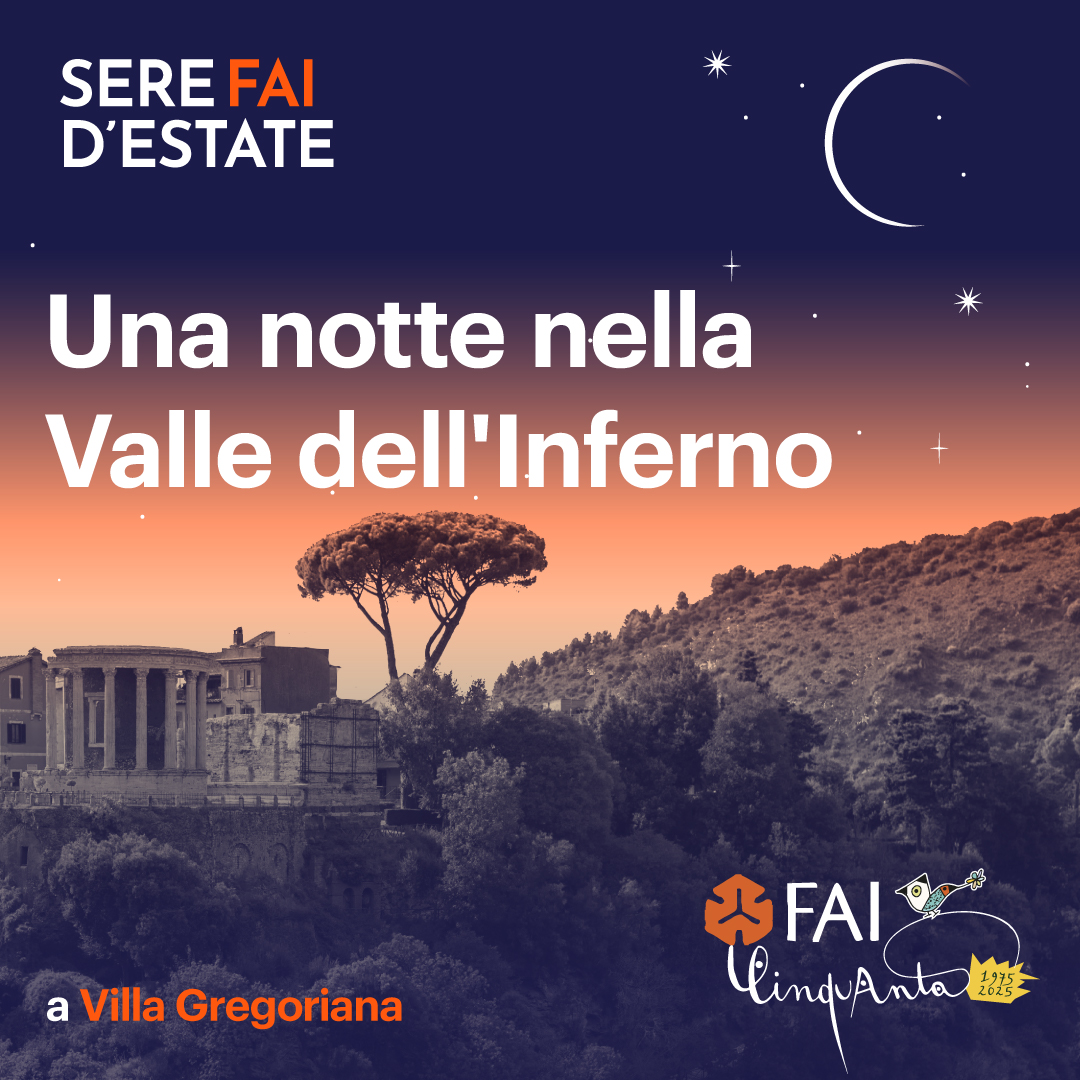 Villa Gregoriana incanta con “Una notte nella Valle dell’Inferno”