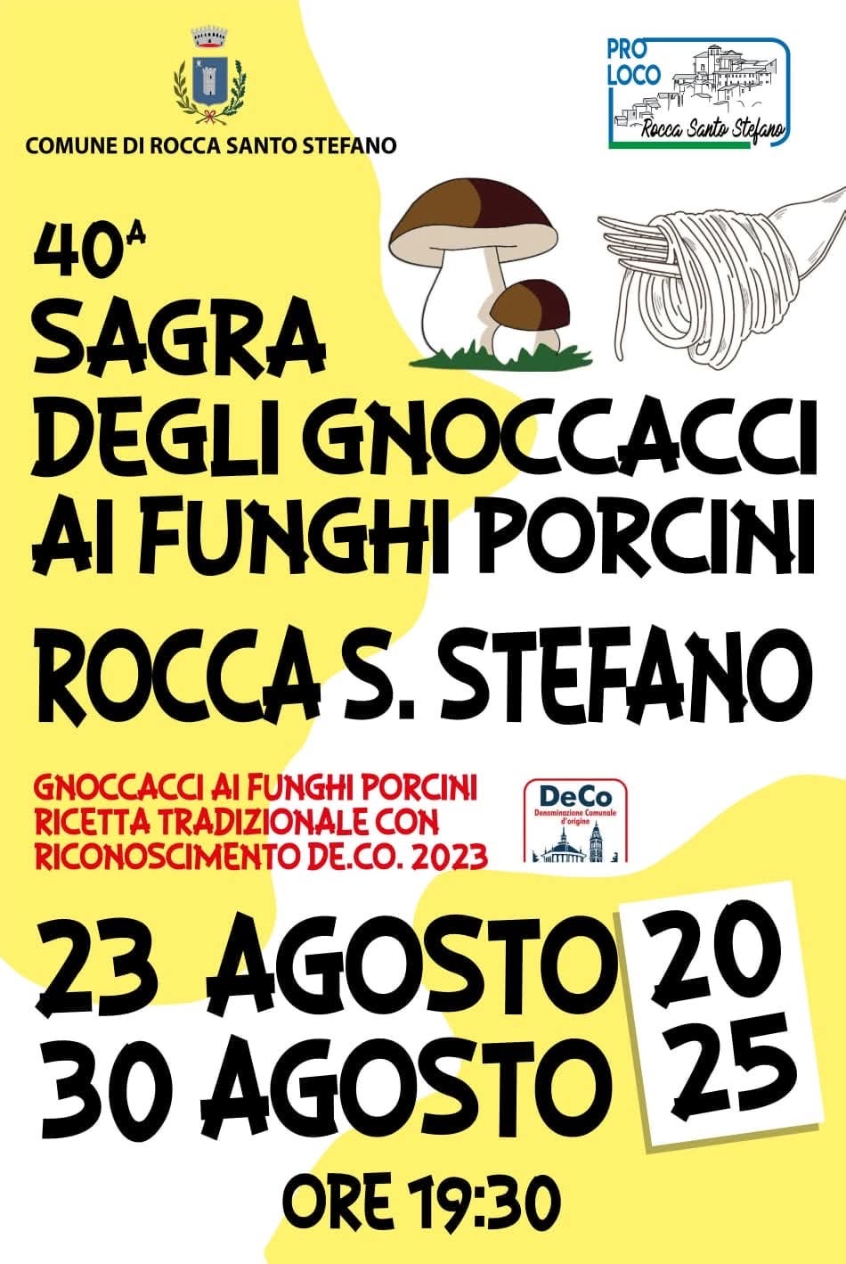 Festa degli Gnoccacci a Rocca Santo Stefano