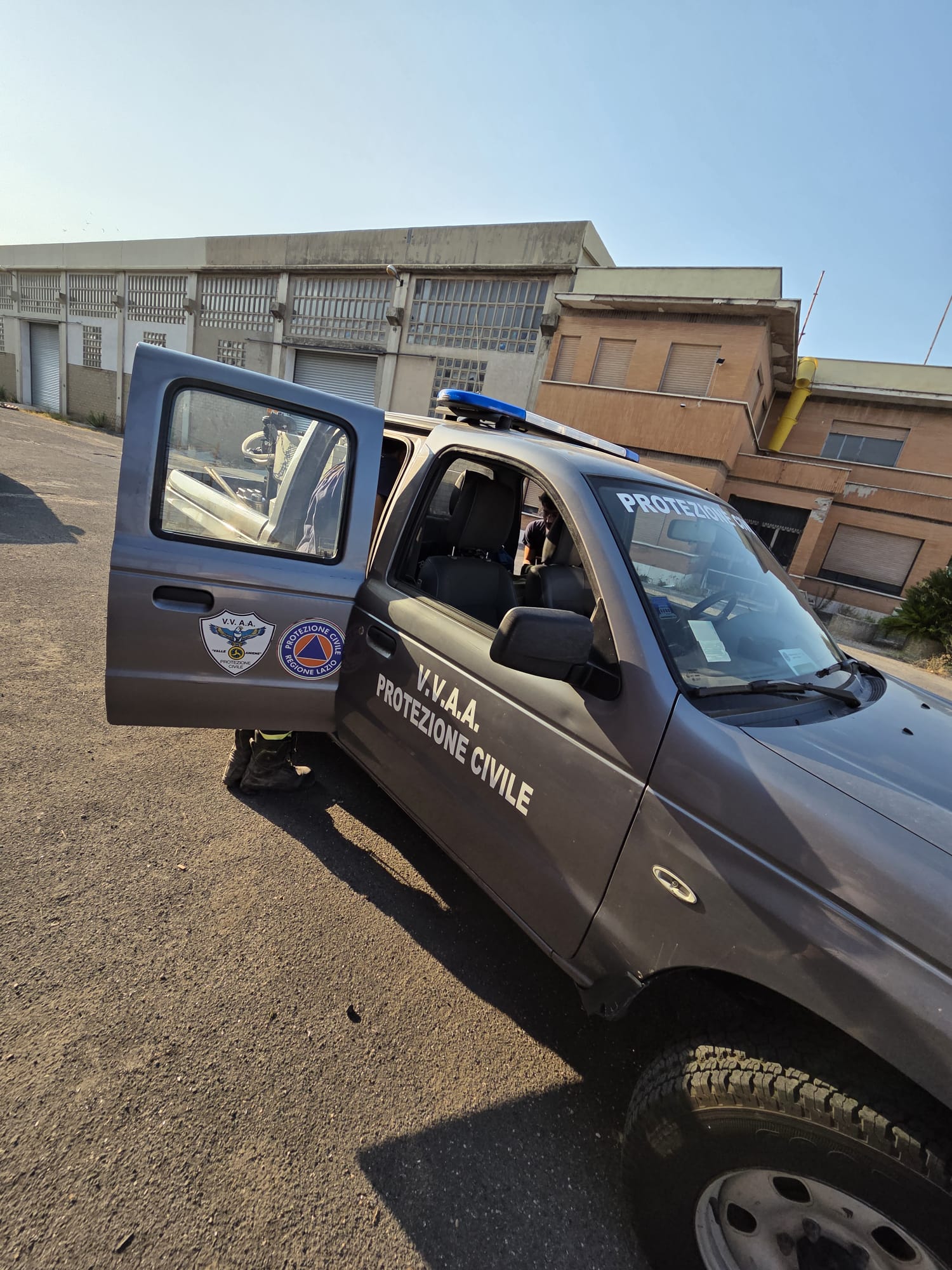 Incendio sul Vesuvio: in campo anche la Protezione Civile di Tivoli