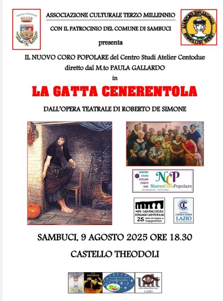 A Sambuci arriva “La Gatta Cenerentola” al Castello Theodoli