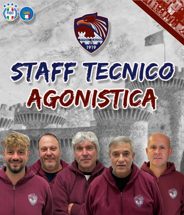 Tivoli Calcio Settore Agonistico: confermati tutti i Mister, con una novità in Juniores