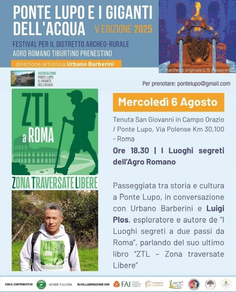 Urbano Barberini e Luigi Plos raccontano l’Agro Romano nascosto
