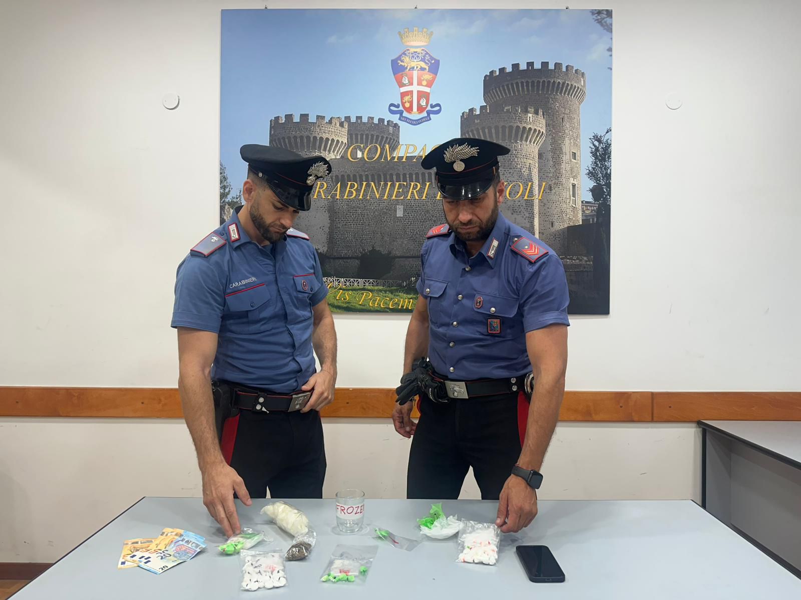 Arresto per spaccio di droga a Villaggio Prenestino