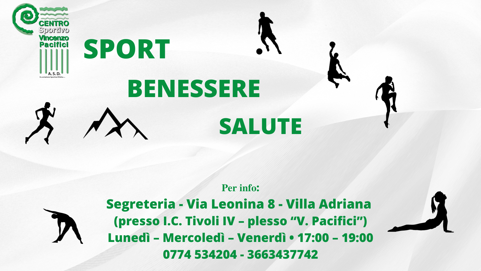 Nuovo Direttivo ASD Centro Sportivo Vincenzo Pacifici di Villa Adriana