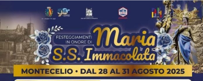 Montecelio in festa per la S.S. Immacolata: dal 28 al 31 agosto
