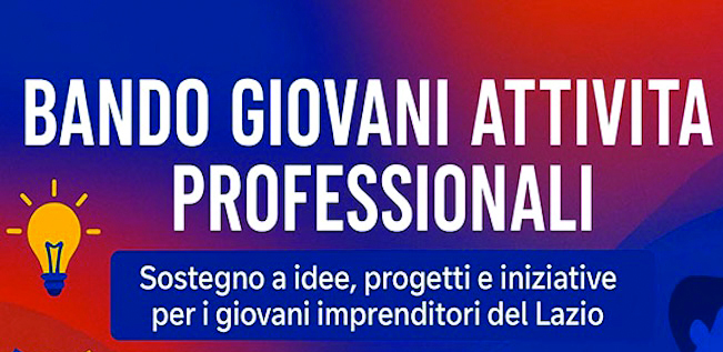 Regione Lazio: contributi a fondo perduto per sostenere le attività professionali