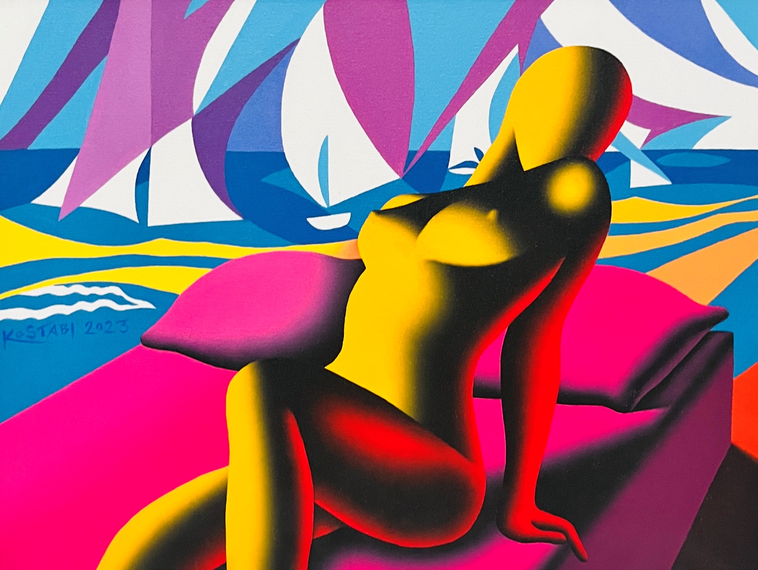 From Pop to Eternity: la grande mostra di Mark Kostabi arriva a Roma alla Vaccheria