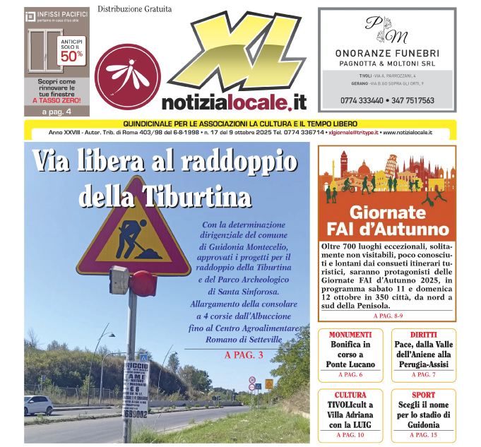XL GIORNALE del 9 ottobre