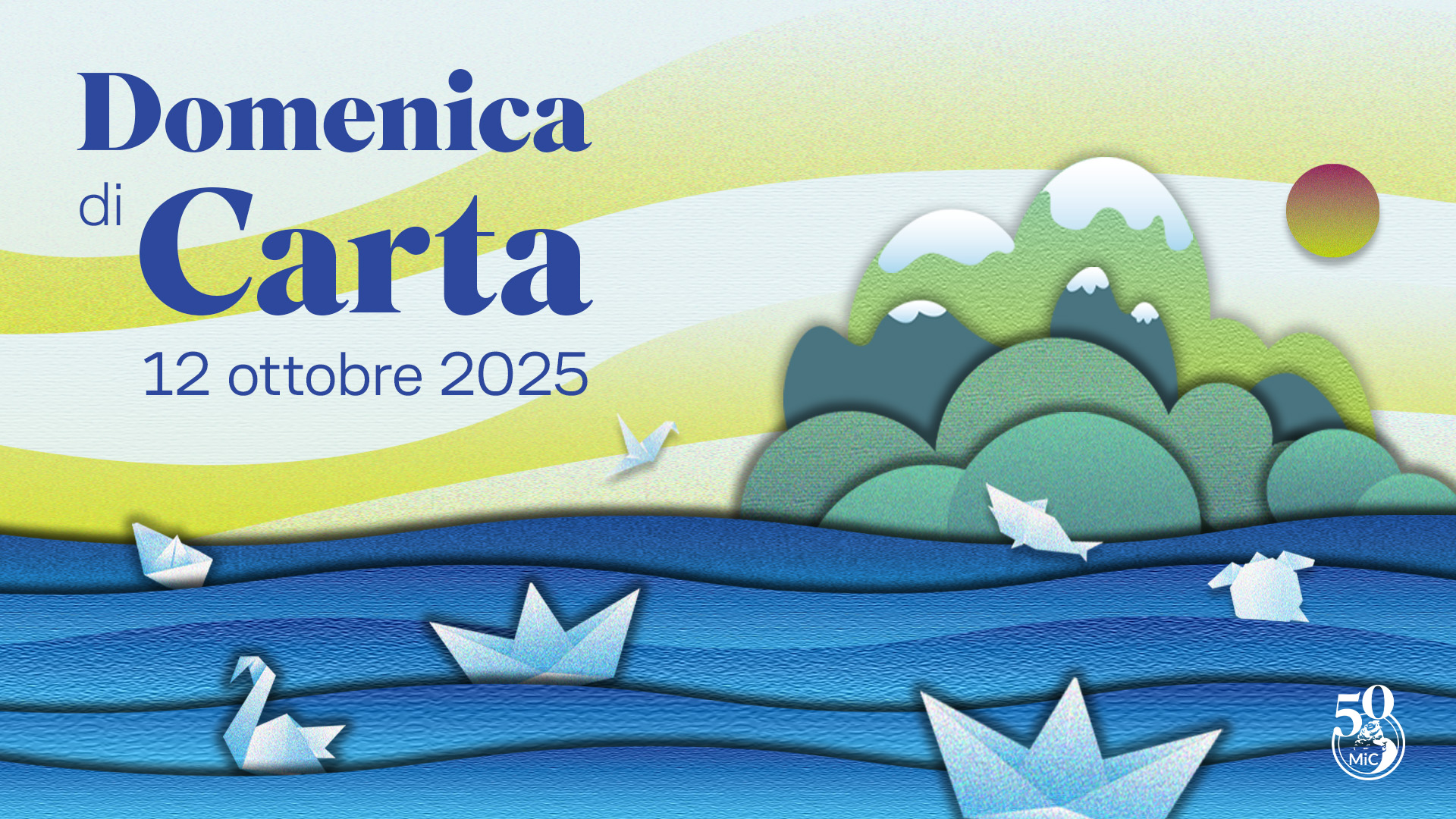 Domenica 12 ottobre 2025 torna #domenicadicarta
