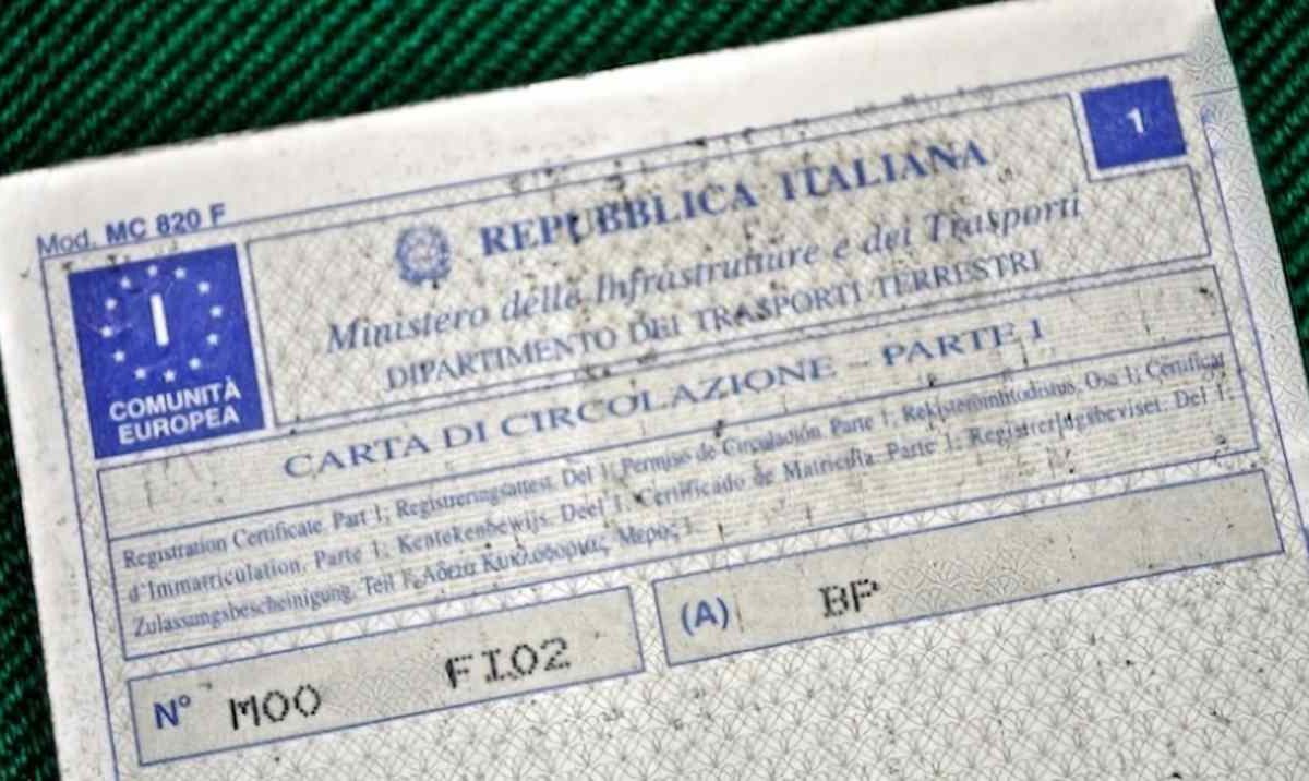 Libretto di circolazione - Notizia locale