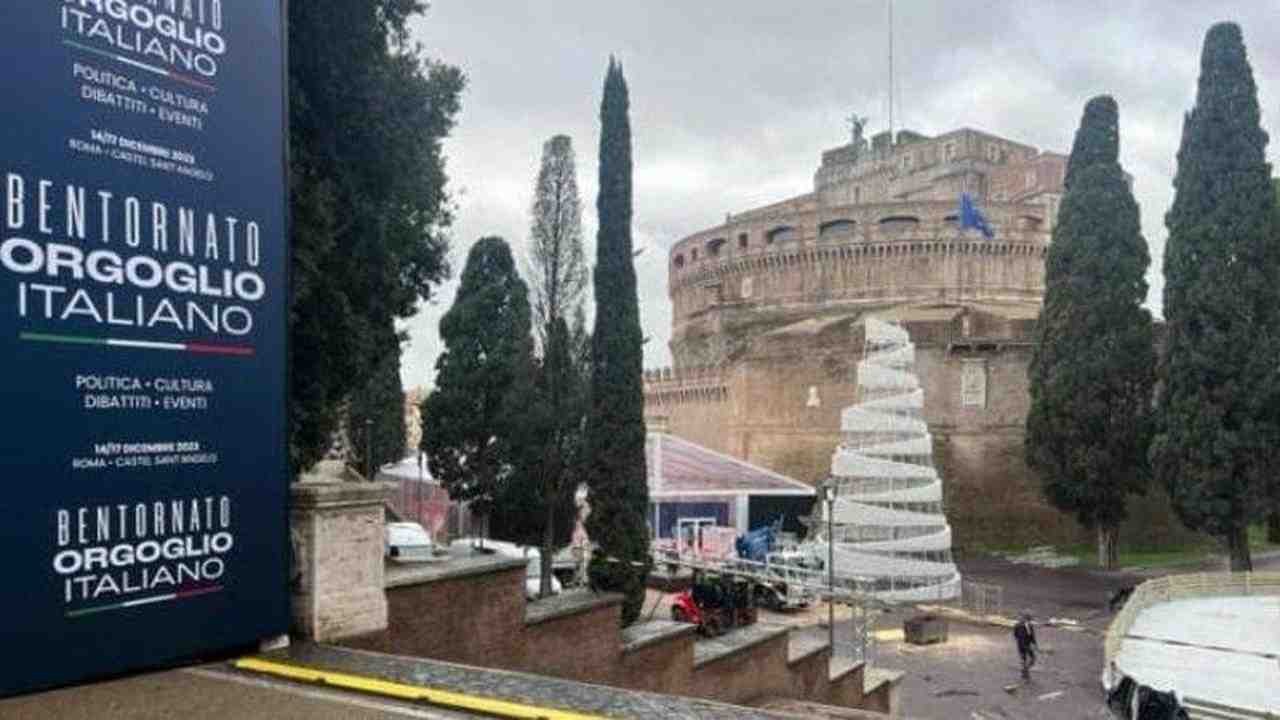 Atreju accende Roma: arriva Abu Mazen | La destra riunita a Castel Sant’Angelo tra ospiti inattesi e tensioni politiche