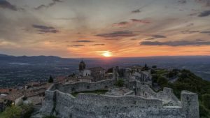 Castel San Pietro Romano al tramonto ( instagram)