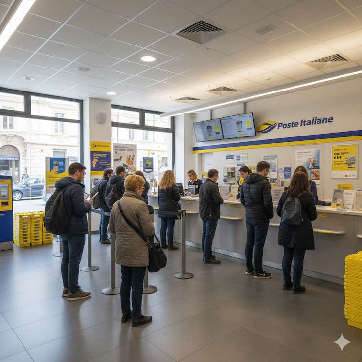 Fila alle poste (Ai)