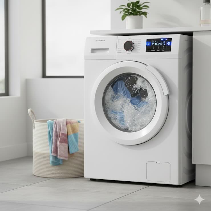 Lavatrice in funzione (Ai)