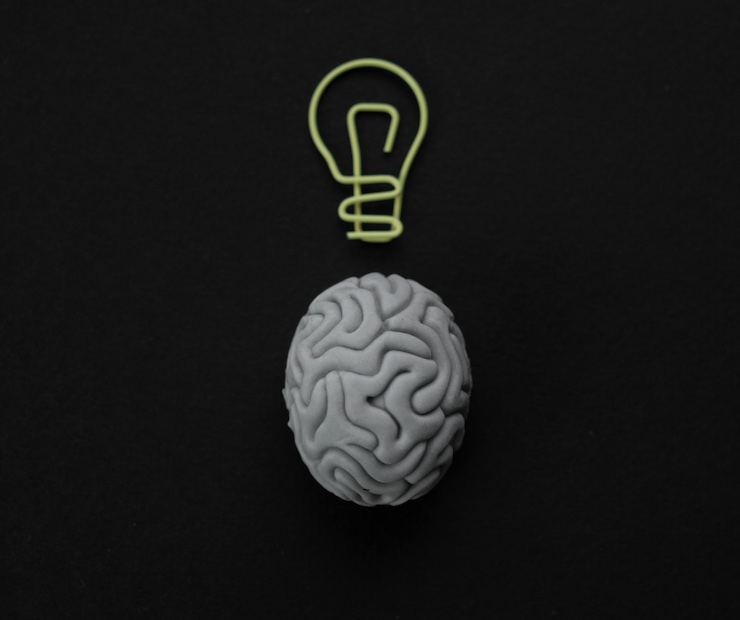 Cervello e lampadina (pexels)